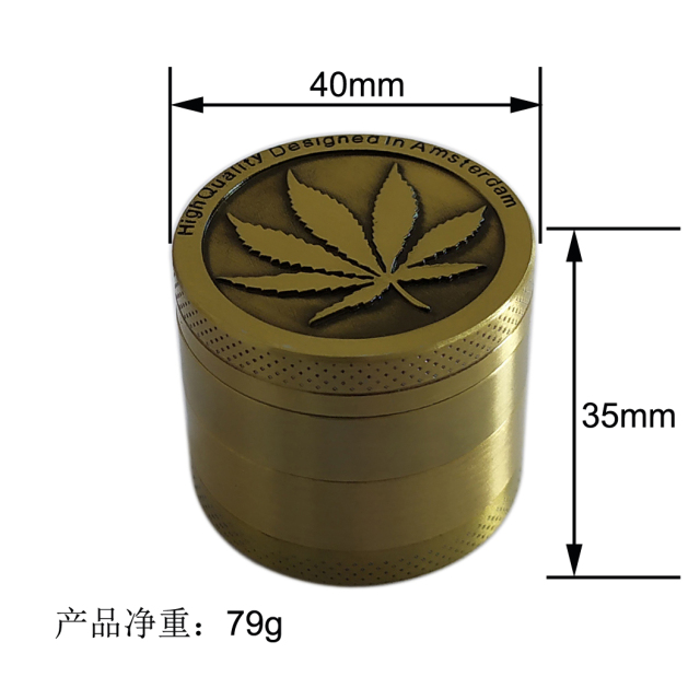 3/4-layer Herb Tobacco Weed Grinder Smoking Accessories Manual Hand Grass Spice Herb Grinder Miller Crusher Machine Kitchen