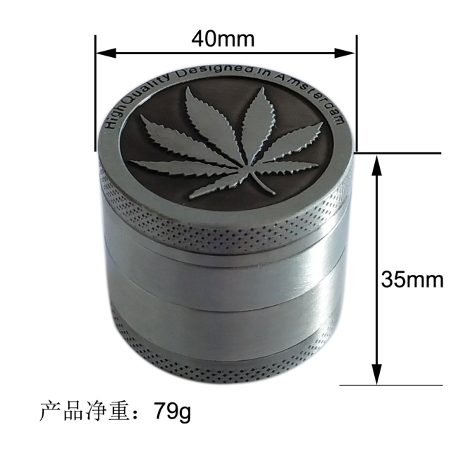 3/4-layer Herb Tobacco Weed Grinder Smoking Accessories Manual Hand Grass Spice Herb Grinder Miller Crusher Machine Kitchen