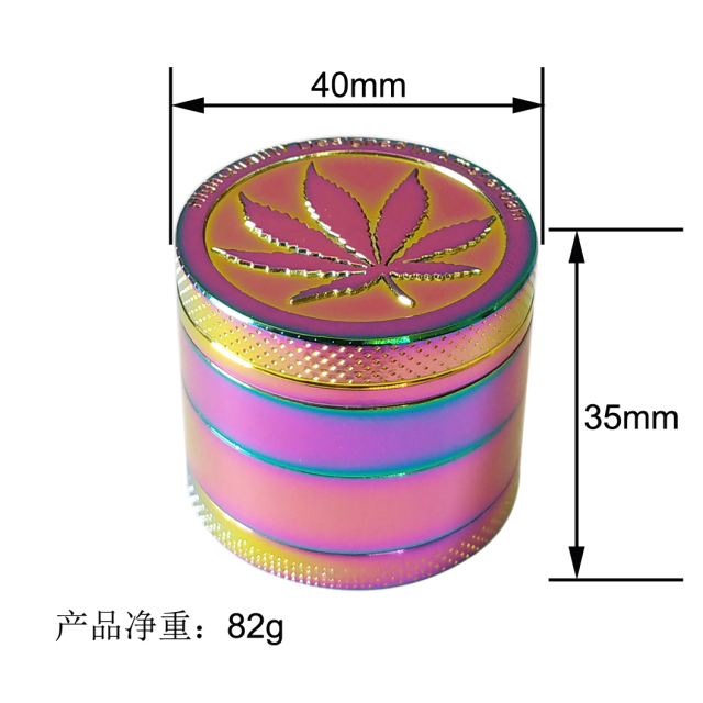 3/4-layer Herb Tobacco Weed Grinder Smoking Accessories Manual Hand Grass Spice Herb Grinder Miller Crusher Machine Kitchen