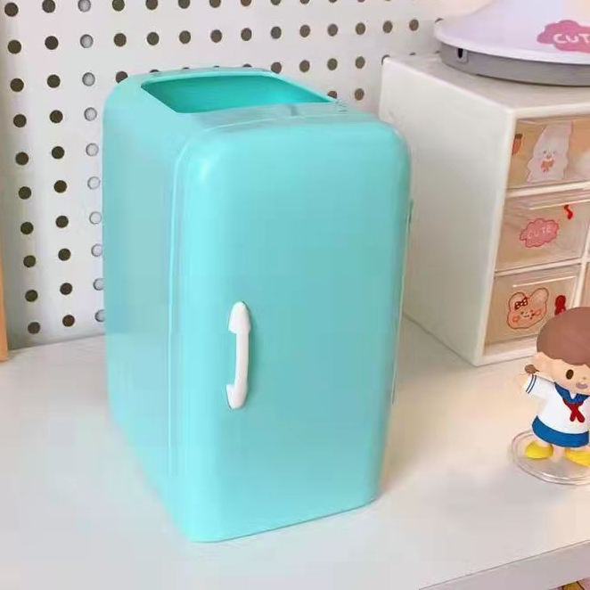 Kawaii Organizer Refrigerator Pen Holder Student Cute Large-capacity Desktop Organizer Storage Creative Tube Sweet Pencil Case