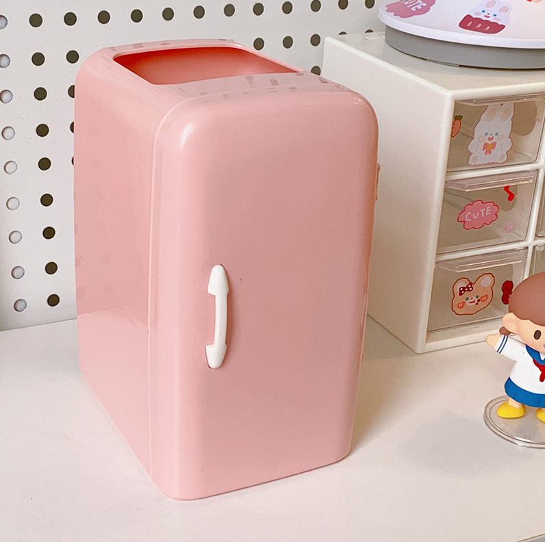 Kawaii Organizer Refrigerator Pen Holder Student Cute Large-capacity Desktop Organizer Storage Creative Tube Sweet Pencil Case