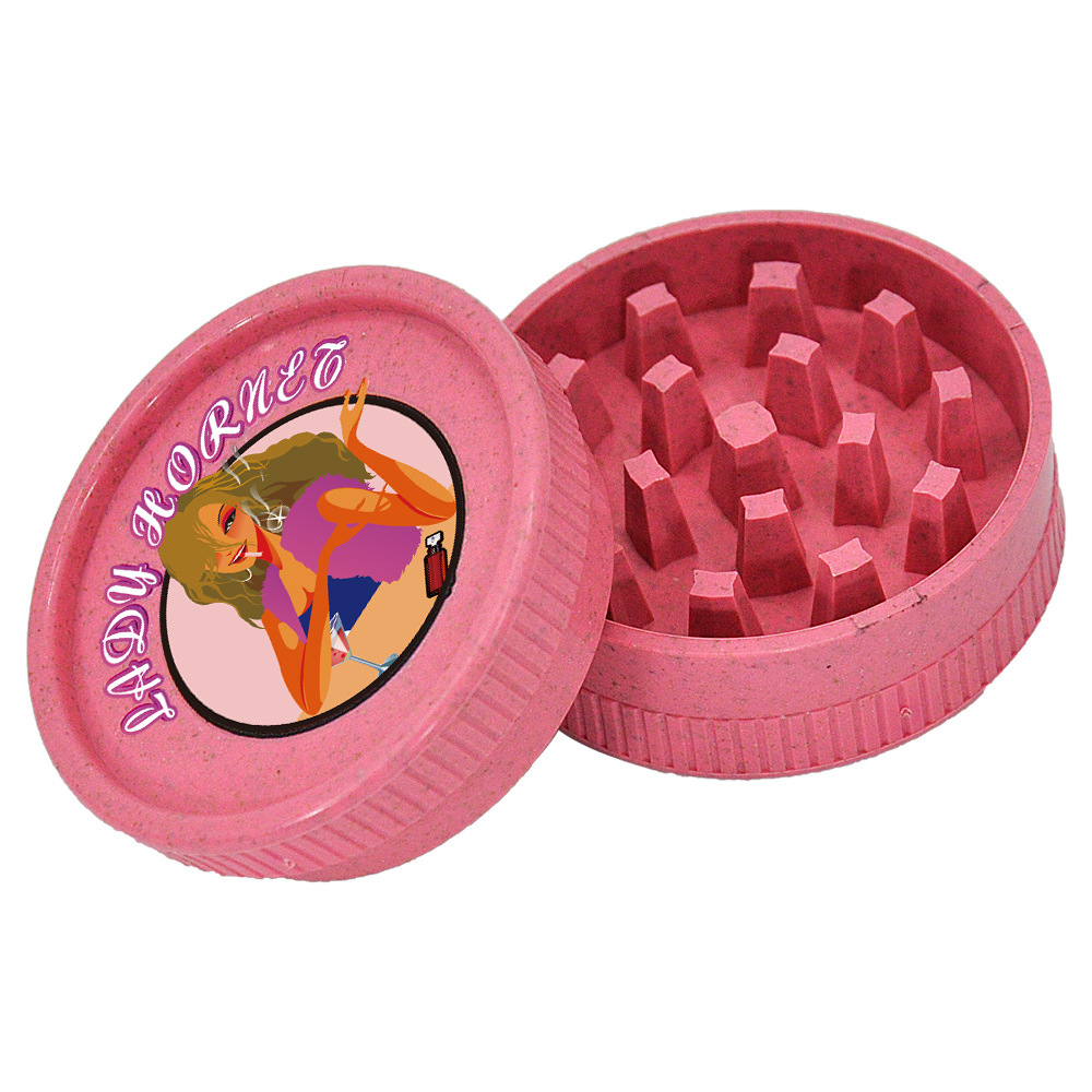 2 Pack 56mm Vanilla Tobacco Grinder Smoking Accessories Manual Vanilla Weed Tobacco Spice Grinder Miller Crusher Kitchen Supplies