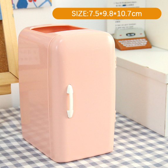 Kawaii Refrigerator Pen Holder Desktop Makeups Pencil Pens Storage Box Creative School Stationery