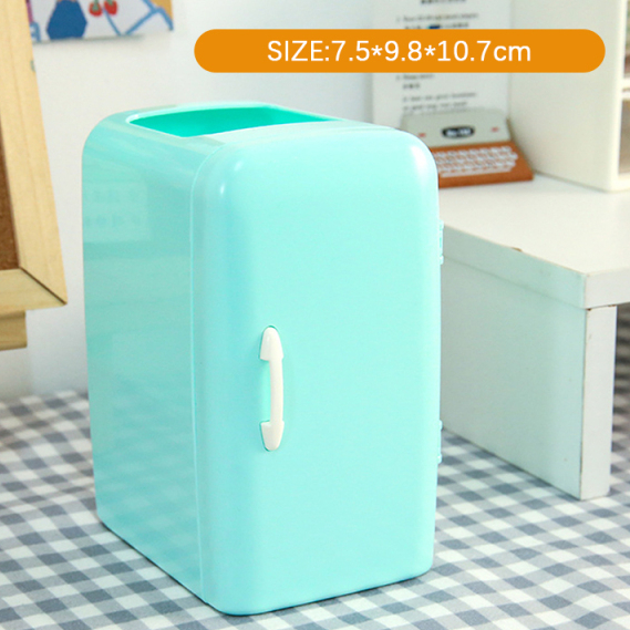 Kawaii Refrigerator Pen Holder Desktop Makeups Pencil Pens Storage Box Creative School Stationery