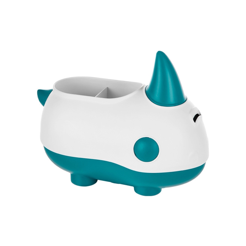 Cartoon Creative Rhino Storage Box Multifunctional Desktop Pen Holder Pencil Display Office School Supplies Stationery