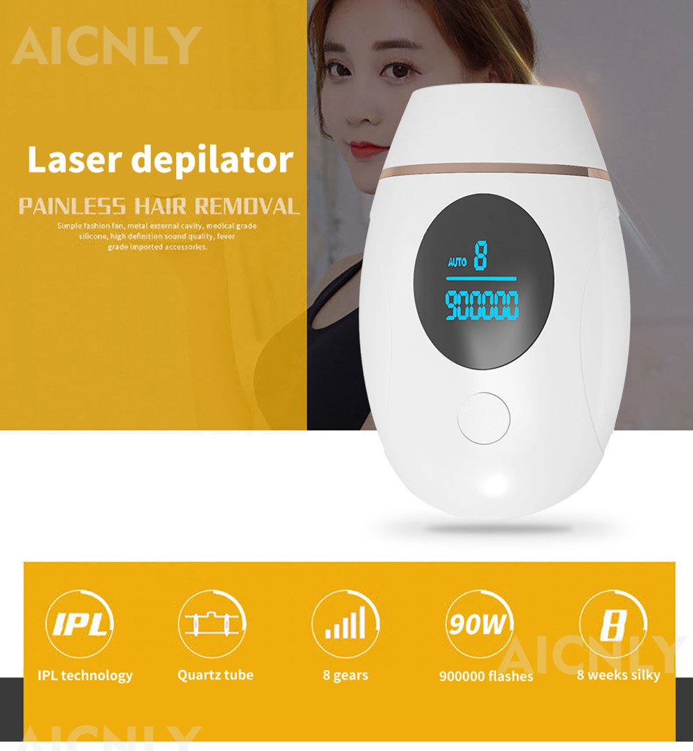 Flashes IPL Laser Epilator Hair Removal Machine Pulsed Light Electric Epilator Permanent Painless Epilator