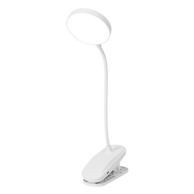 Desk Lamp USB Rechargeable Table Lamp With Clip Bed Reading Book Night Light LED Desk Lamps 3 Modes Dimming Eye Protection DC5V