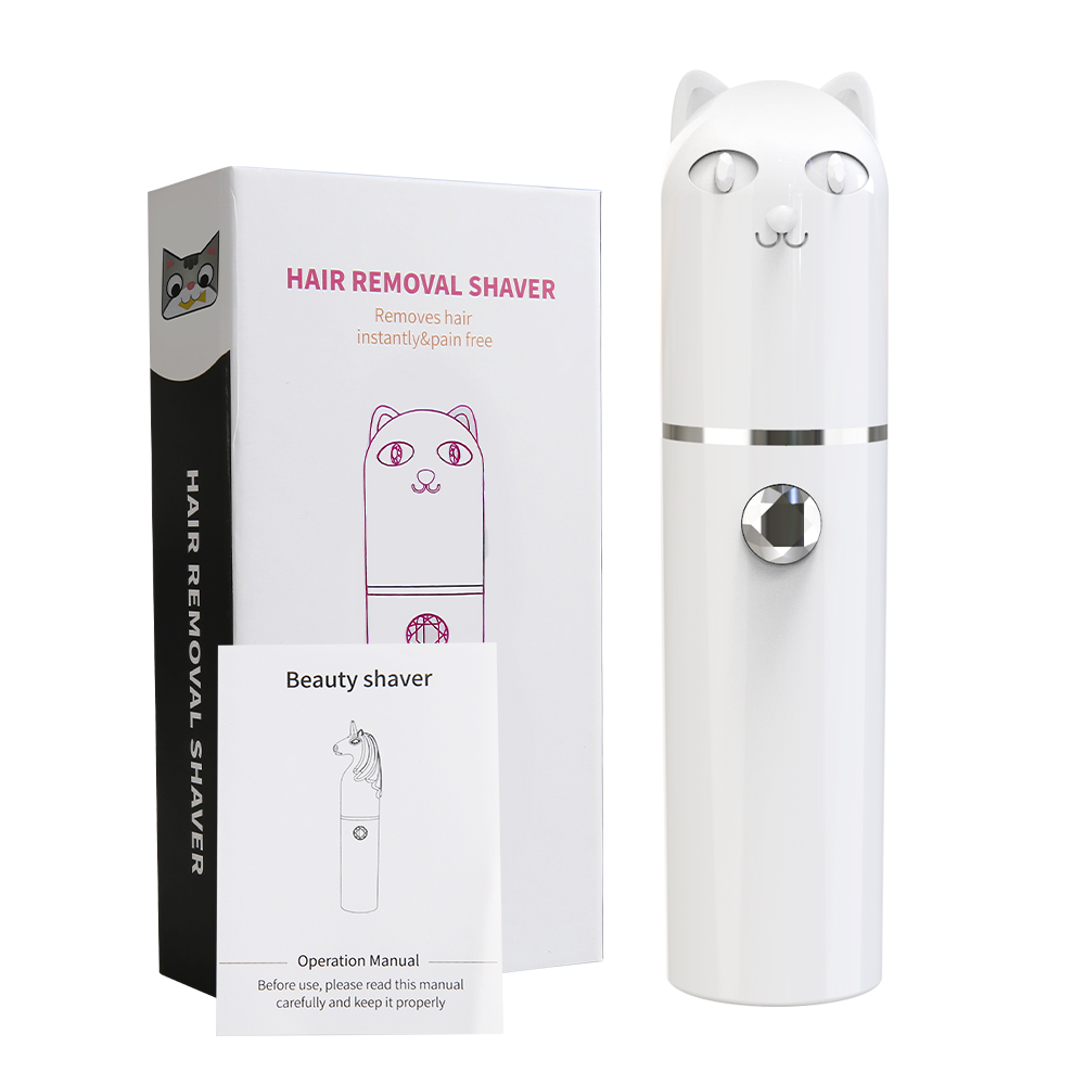 Face Hair Removal Epilator Razors Painless Eyebrow Trimmer Hair Remover USB Rechargeable Mini Shaver Electric Epilator for Women