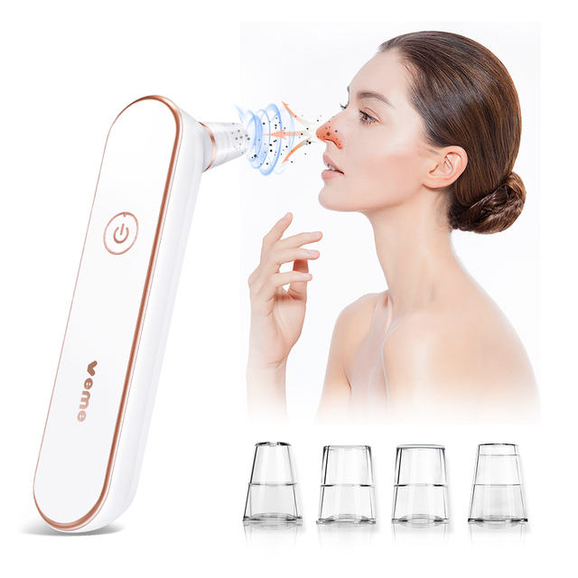 Facial Blackhead Remover Vacuum Pore Clean Electric Acne Cleaner Tool Deep Cleansing Comedone Black Spots Cleaner Machine