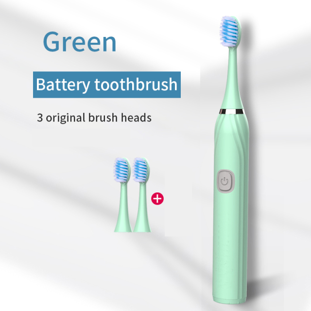 Best Price For Electric Toothbrush With Battery For Adult Soft Bristle Waterproof Oral Hygiene