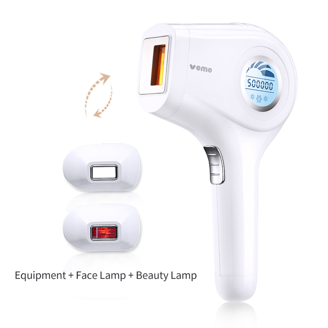 3 in1 IPL Permanent Hair Removal Epilator a Laser Body Bikini Home Use Photoepilator Machine Ice Cooling 500000 Flashes