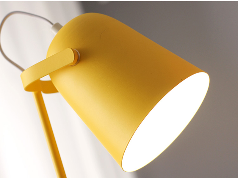 Nordic creative color E27 LED table lamp bedroom bedside table lamp dormitory study desk reading lamp