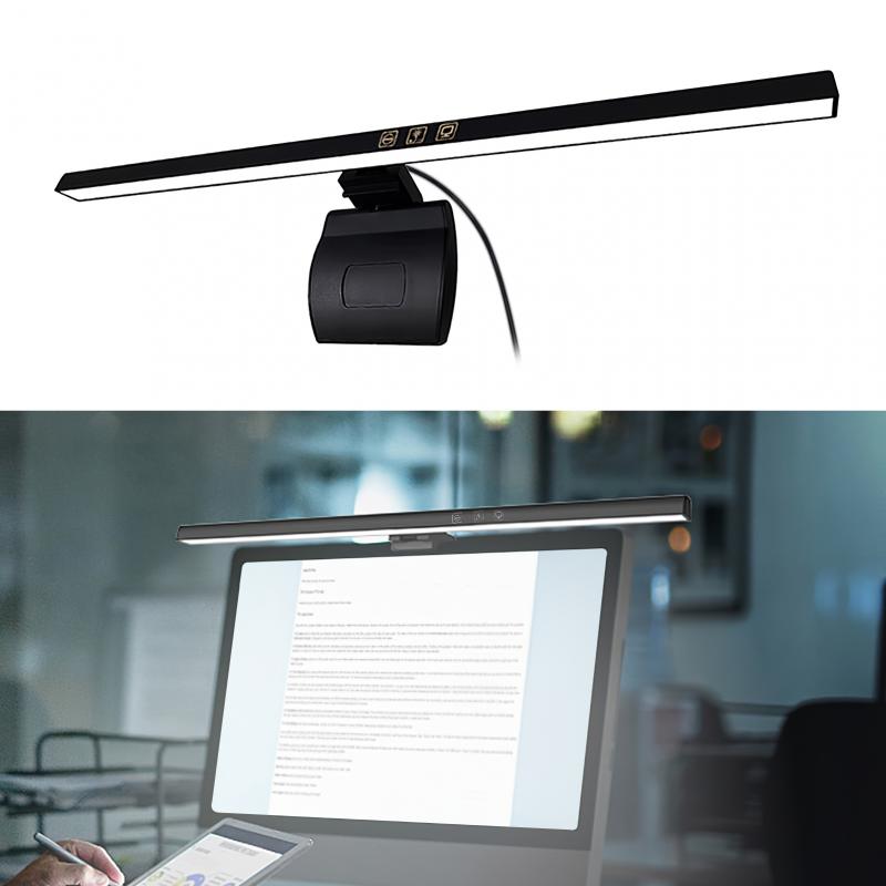 LED Desk Lamp Dimmable Office Computer Screenbar Eye-caring Table Lamp For Study Reading Screen Monitor Hanging Light Bar