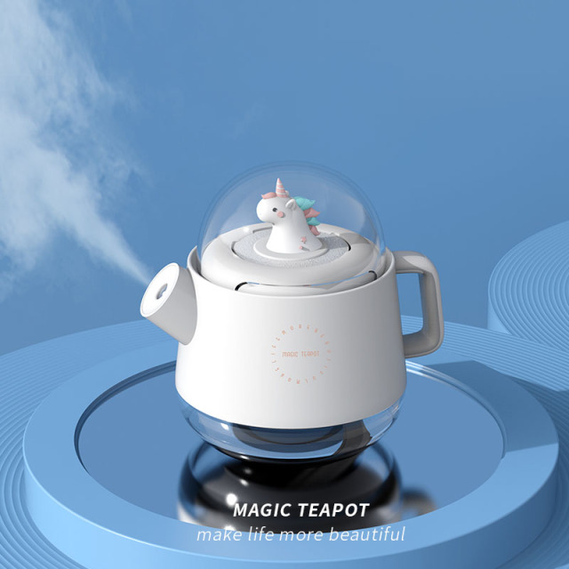 Wireless Air Humidiifer Essential Oil Diffuser with Battery USB Rechargeable LED Night Light for Home Office Birthday Gift Idea