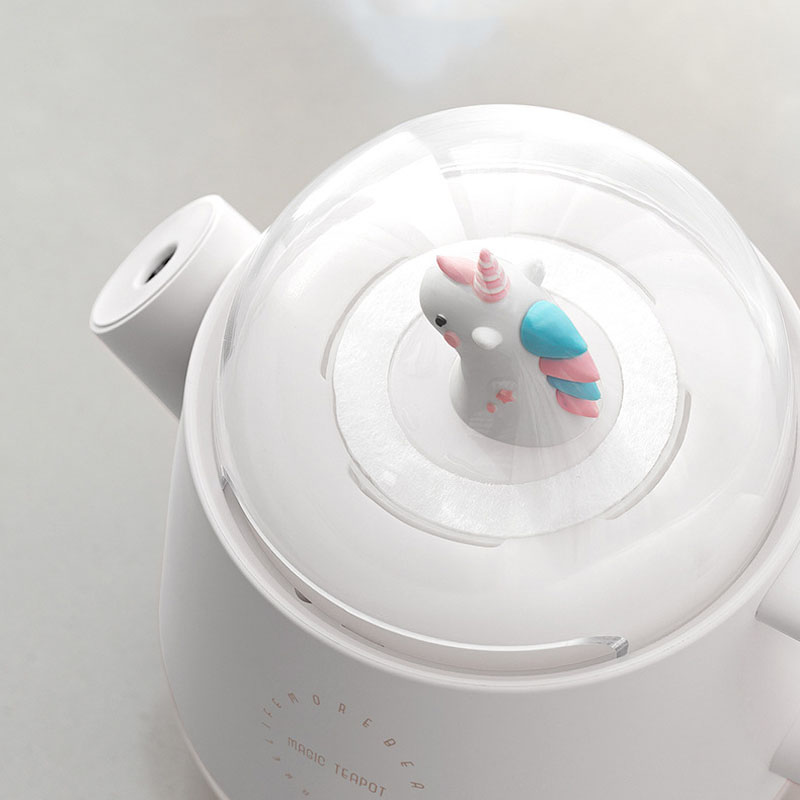 Wireless Air Humidiifer Essential Oil Diffuser with Battery USB Rechargeable LED Night Light for Home Office Birthday Gift Idea