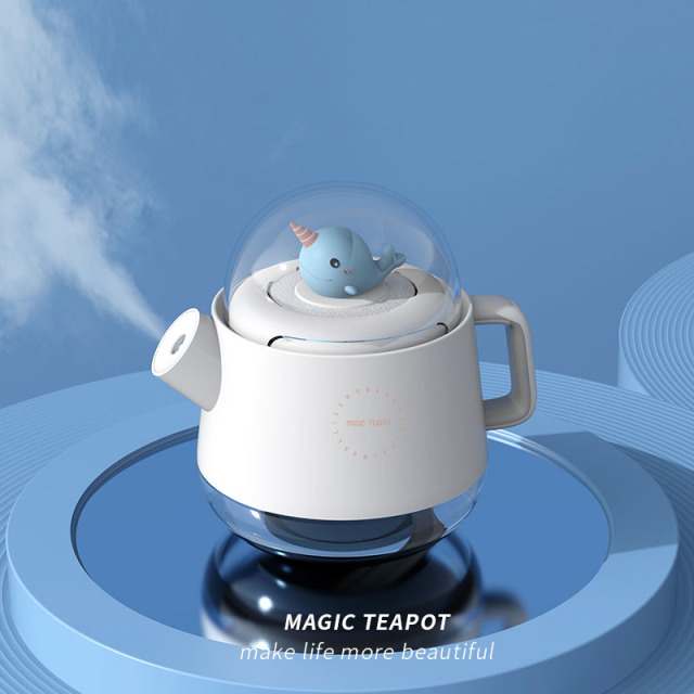 Wireless Air Humidiifer Essential Oil Diffuser with Battery USB Rechargeable LED Night Light for Home Office Birthday Gift Idea