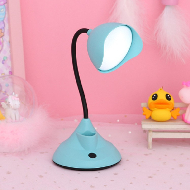 LED Table Lamp Kids Desk Light College Dorm Bedroom Study Reading Sleeping Bedside Office USB Rechargeable Eye Protection Gifts