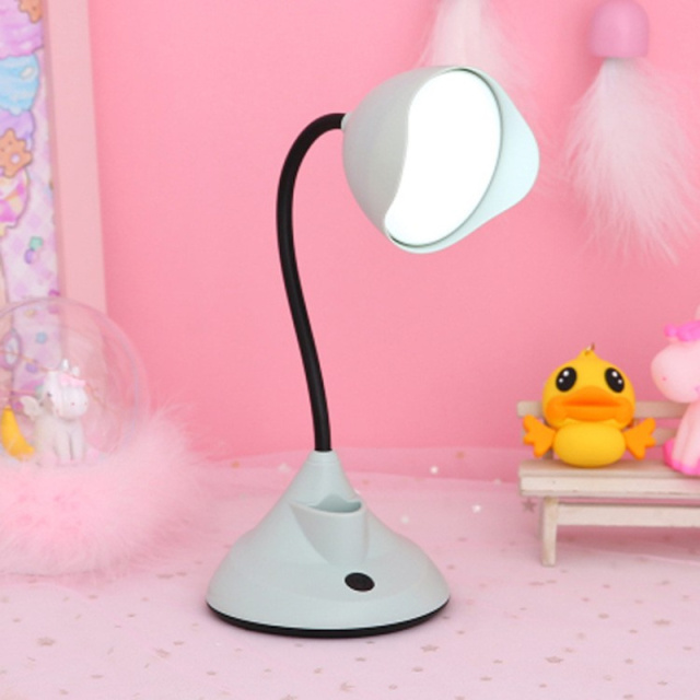 LED Table Lamp Kids Desk Light College Dorm Bedroom Study Reading Sleeping Bedside Office USB Rechargeable Eye Protection Gifts