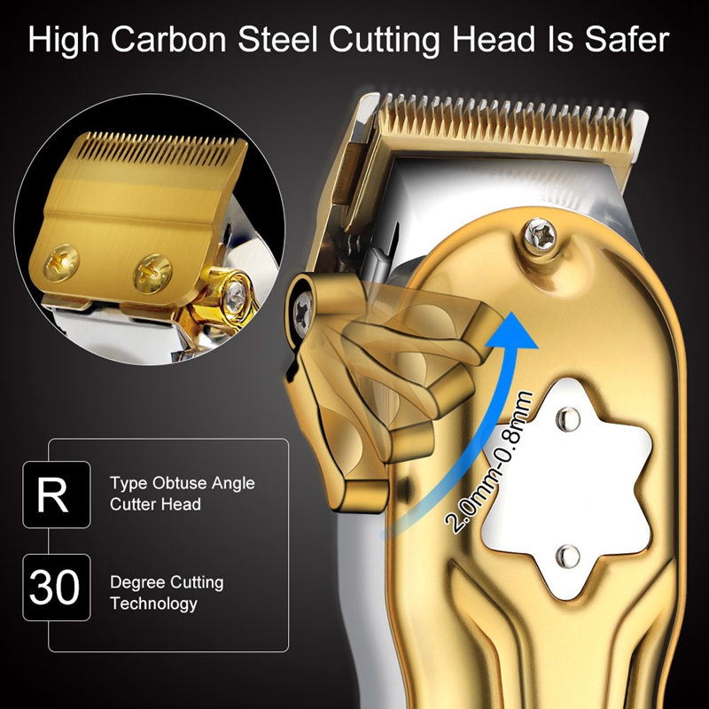 full metal combo kits hair trimmer for men barber professional hair clipper beard electric hair cutting machine