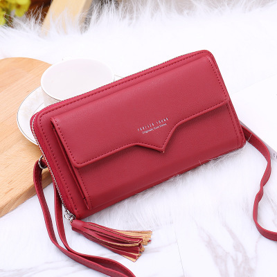 Fashion Long Woman Purse New Designer Female Wallet Clutch PU Leather Ladies Purses Card Holder Women Phone Bags D48