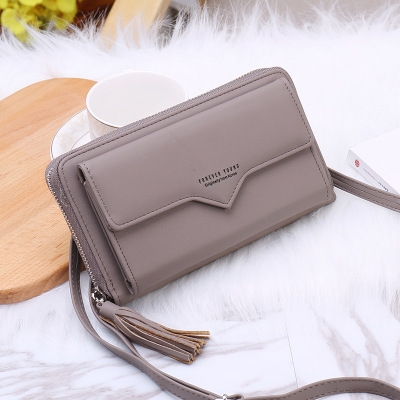 Fashion Long Woman Purse New Designer Female Wallet Clutch PU Leather Ladies Purses Card Holder Women Phone Bags D48