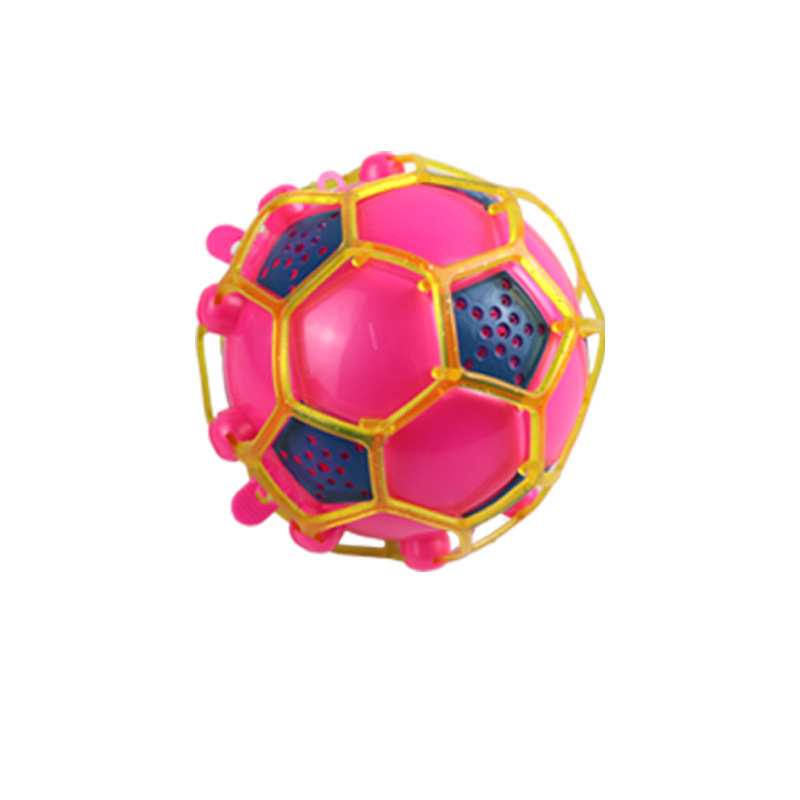Electric luminous music jumping ball football club dancing football children's creative vibration toy ball