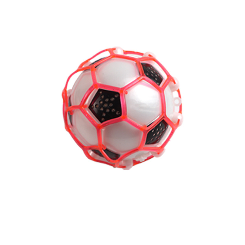 Electric luminous music jumping ball football club dancing football children's creative vibration toy ball