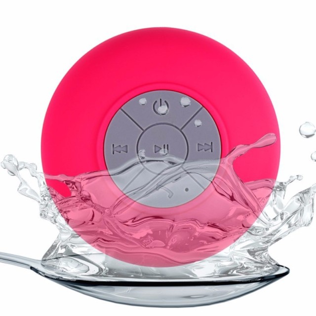 Bluetooth Speaker Portable Waterproof Wireless Handsfree Speakers, for Showers, Bathroom, Pool, Car, Beach & Outdoor BTS-06