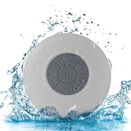 Bluetooth Speaker Portable Waterproof Wireless Handsfree Speakers, for Showers, Bathroom, Pool, Car, Beach & Outdoor BTS-06