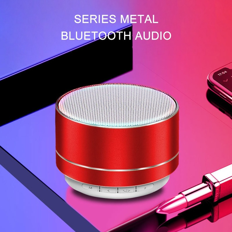 Bluetooth Audio Small Steel Cannon Subwoofer Mini Portable Gift Card Bluetooth Speaker Drop Shipping