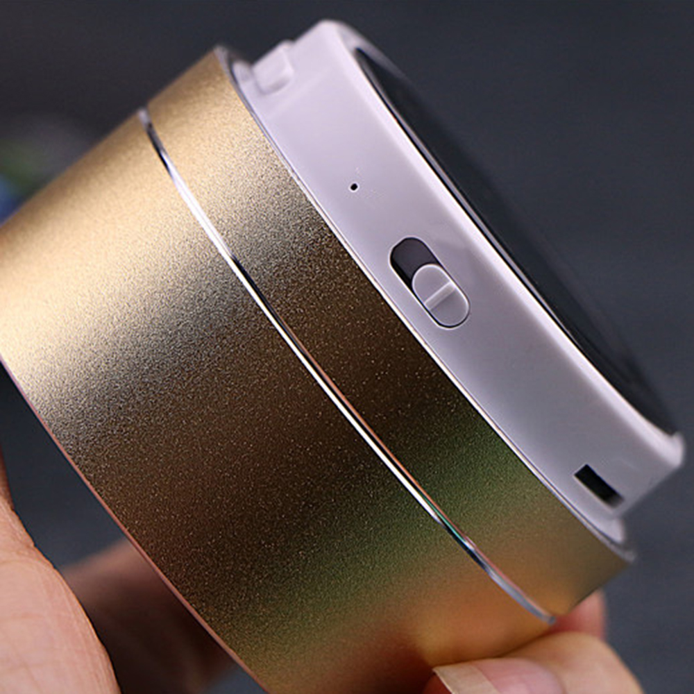 Bluetooth Audio Small Steel Cannon Subwoofer Mini Portable Gift Card Bluetooth Speaker Drop Shipping