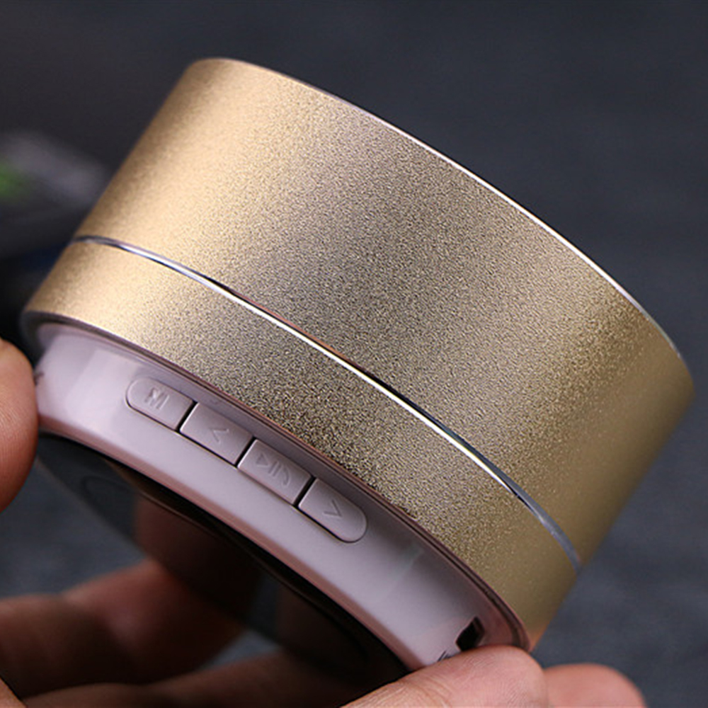 Bluetooth Audio Small Steel Cannon Subwoofer Mini Portable Gift Card Bluetooth Speaker Drop Shipping