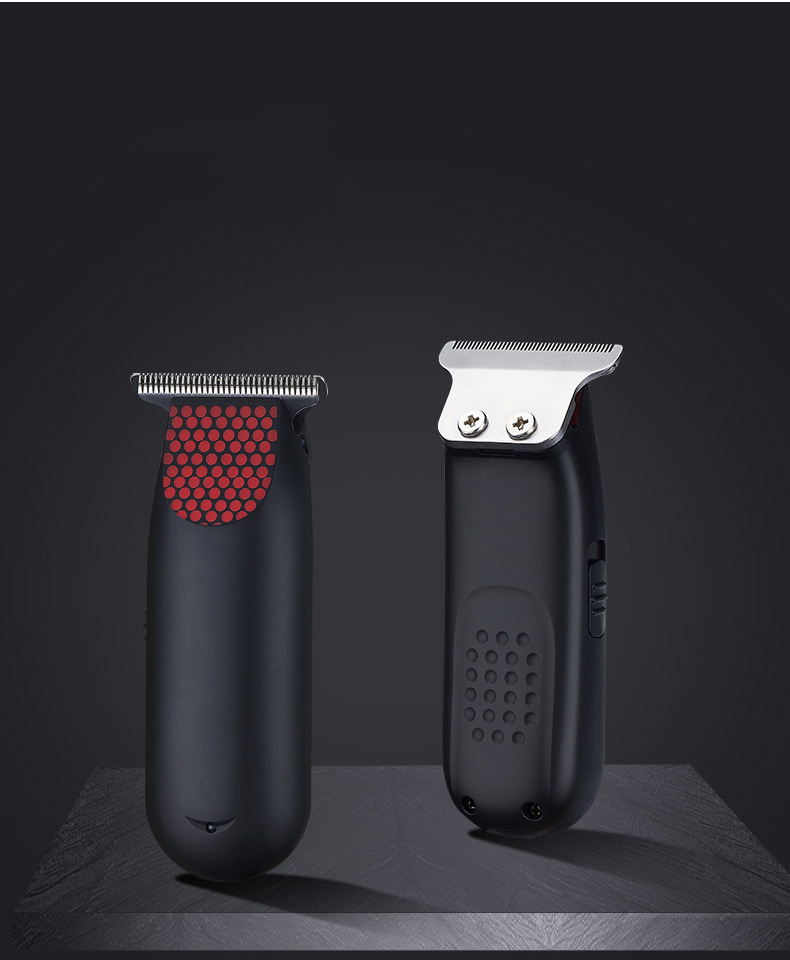 Rechargeable Bald Clipper 0 MM T Steel Blade Cutter Barber Shop Professional Hair Trimmer For Men Kits Beard 3 Guide Combs Mini