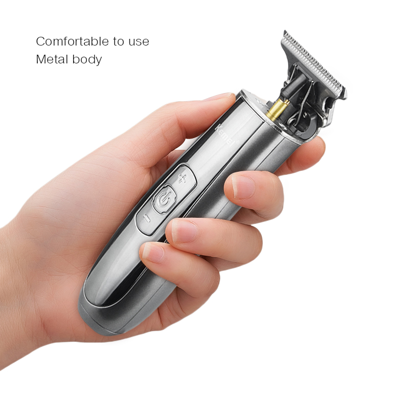 USB Rechargeable Bald Head Hair Clipper LCD Display Trimmer 45G Carbon Steel Ceramic Blade Shaving Cordless Hair Cutter