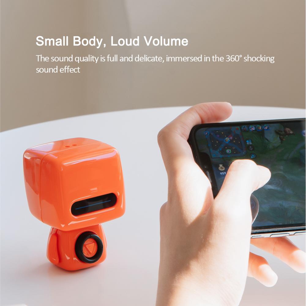 Robot Speaker Bluetooth Mini Audio Wireless Hands-free Calling With MIC For Mobile Phone Cute Bluetooth Speakers Kawaii