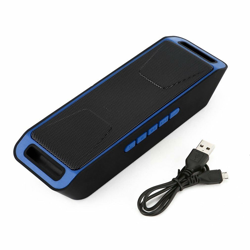 Bluetooth Speaker TF Card /USB/ FM Radio Built-in Mic Dual Speaker Bass Sound Box Subwoofer 6D Loudspeaker