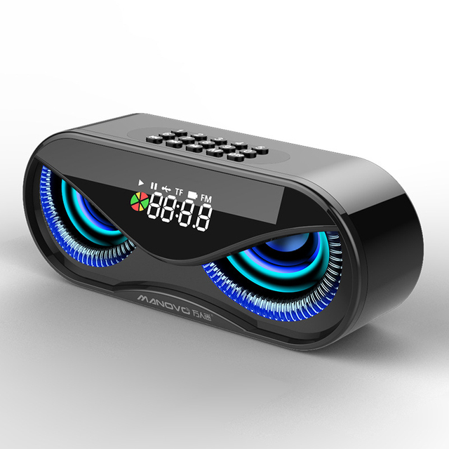 Bluetooth Speaker Portable Wireless Speaker Sound System 10W Music Surround Water Radio Proof Outdoor  Radio Alarm Clock