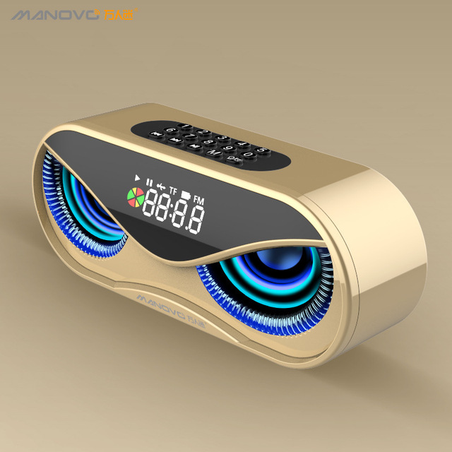 Bluetooth Speaker Portable Wireless Speaker Sound System 10W Music Surround Water Radio Proof Outdoor  Radio Alarm Clock