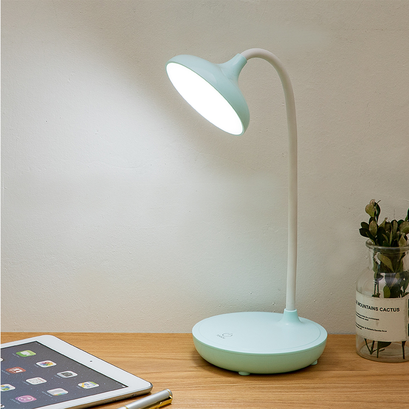 3 Modes Desk Lamp Dimmable Touch LED Table Light Home Bed Side USB Charging Office Table Night Light Eye-protect Study Lamp