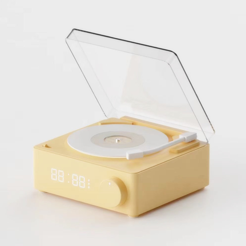 Bluetooth Alarm Clock Speaker Phonograph Small Sound Card Atomic Bluetooth Speaker