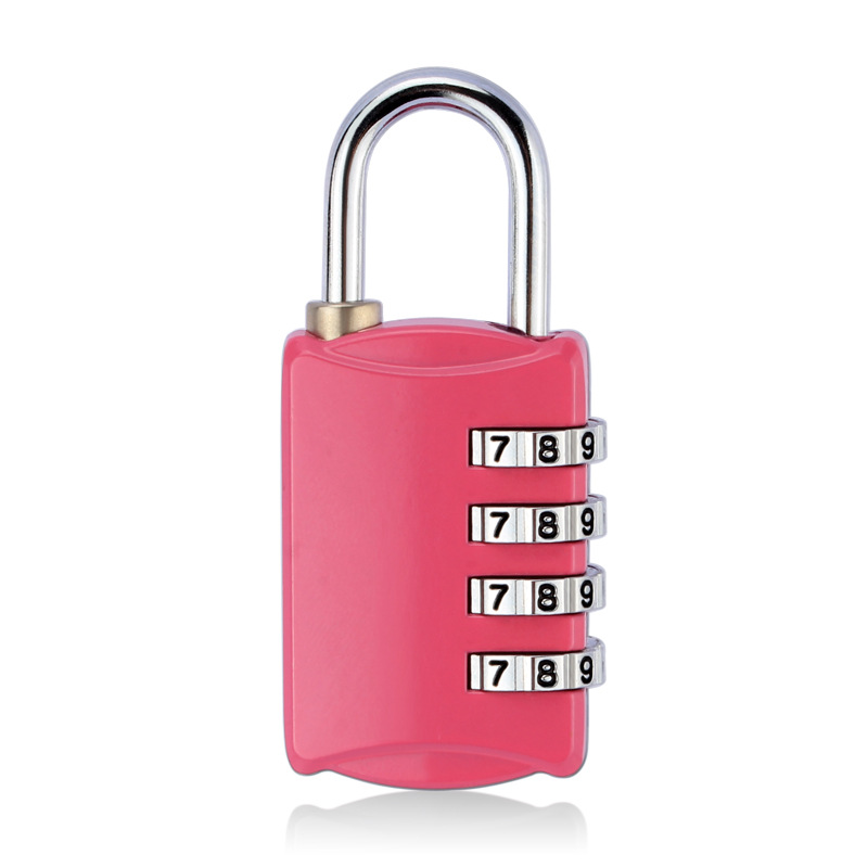 New Luggage Travel Lock 4 Dial Digit Password Lock Suitcase Luggage Code Password Lock Security Padlock Lock of Gym/Bag