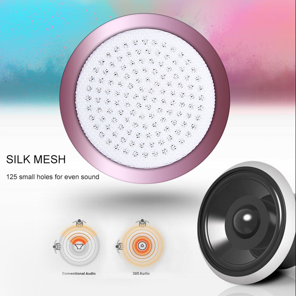 Wireless Bluetooth Speaker LED Light Mini Card Small Sound Subwoofer Outdoor Portable Deep Bass Hands-Free Speaker