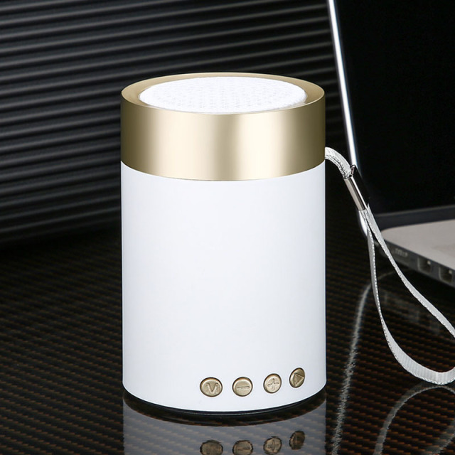 Wireless Bluetooth Speaker LED Light Mini Card Small Sound Subwoofer Outdoor Portable Deep Bass Hands-Free Speaker