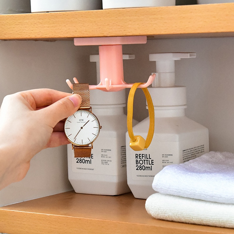 Kitchen Cupboard Closet Organizer Gadgets Spatula Utensils Storage Rack Wardrobe Key Jewelry Hanger Hooks Bathroom Cabinet Items
