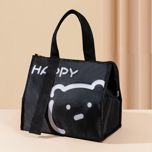 Cartoon Thermal Lunch Box Bags for Women Kids Waterproof Food Handbag