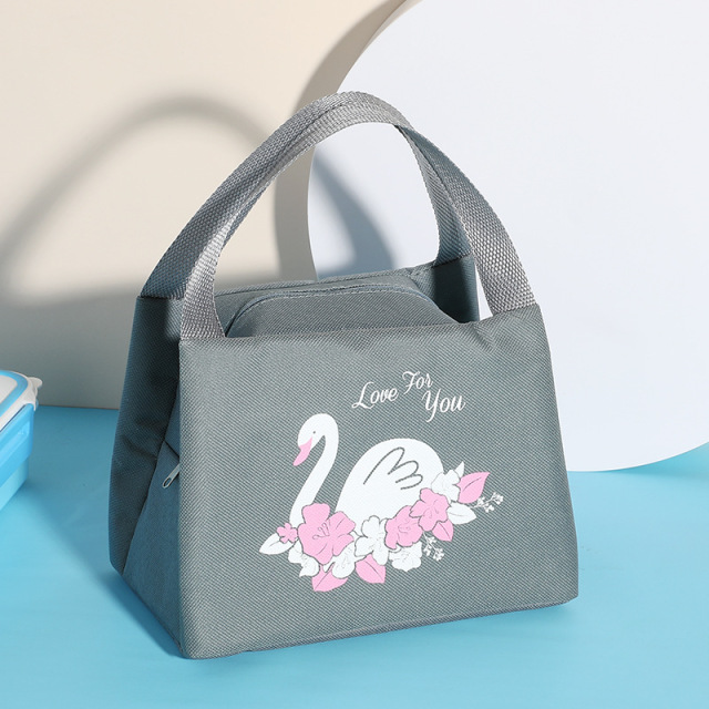 Cartoon Insulated Lunch Bag Portable Thermal Lunch Box Picnic Supplies Bags Large Capacity Handbag