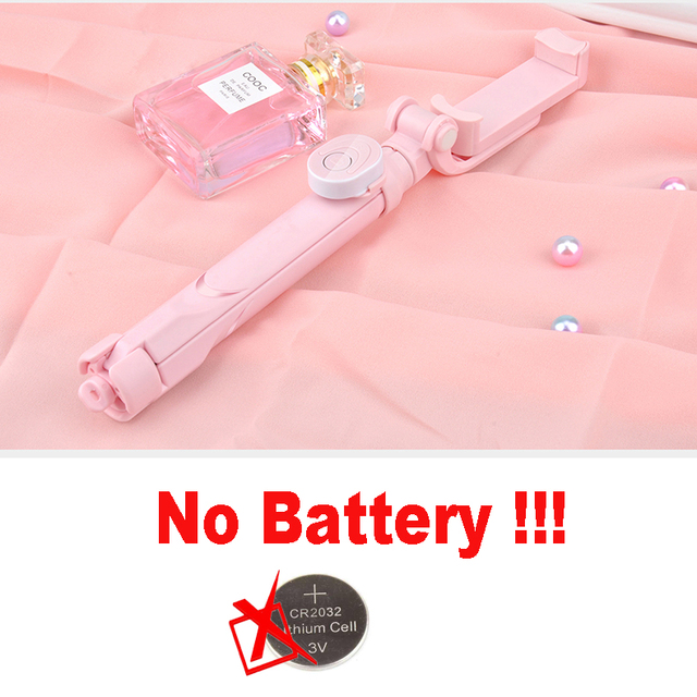 Wireless Bluetooth Selfie Stick Tripod With Remote Control for iPhone Huawei Samsung Android Mobile Monopod Selfie Stick Shutter