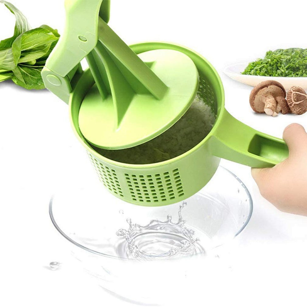 Multifunctional Kitchen Gadgets Household Vegetables And Fruits Manual Dehydration Draining Artifact Dumpling Stuffing Dehydrato