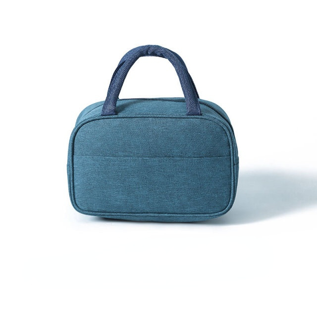 Cooler Bags Waterproof Nylon Handbag Portable Zipper Thermal Lunch Bag Insulated Lunch Box Tote Food Picnic Bags