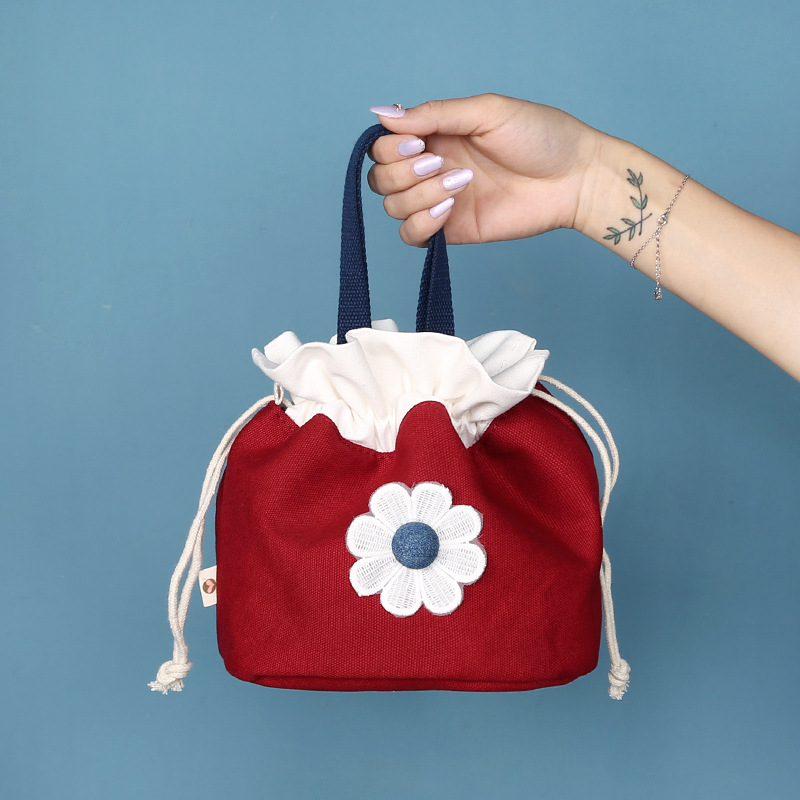 New Fresh Lunch Bag Lunch Box Bags Drawstring Handbag Lunch Box Bag Cute Fashion Lunch Bags